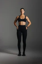 V-Back Contour Leggings